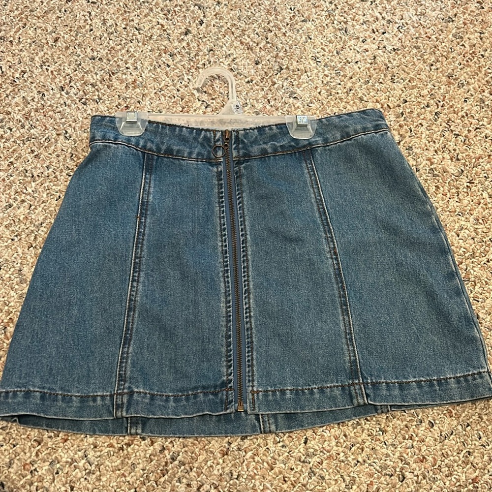 jean skirt